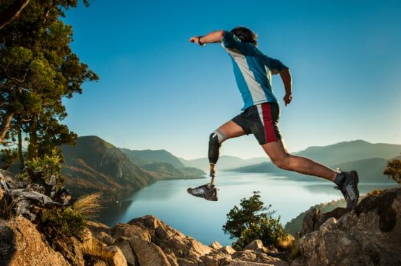 Courir avec une prothèse de jambe